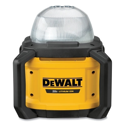 DeWalt 20V MAX* All-Purpose Cordless Work Light, 20 V, 5000 lm, Black/Yellow