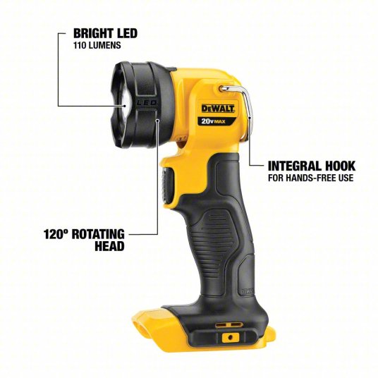 DeWalt Cordless Tool Combination Kit: 4 Tools, Drill/Impact Driver/Reciprocating Saw/Work Light