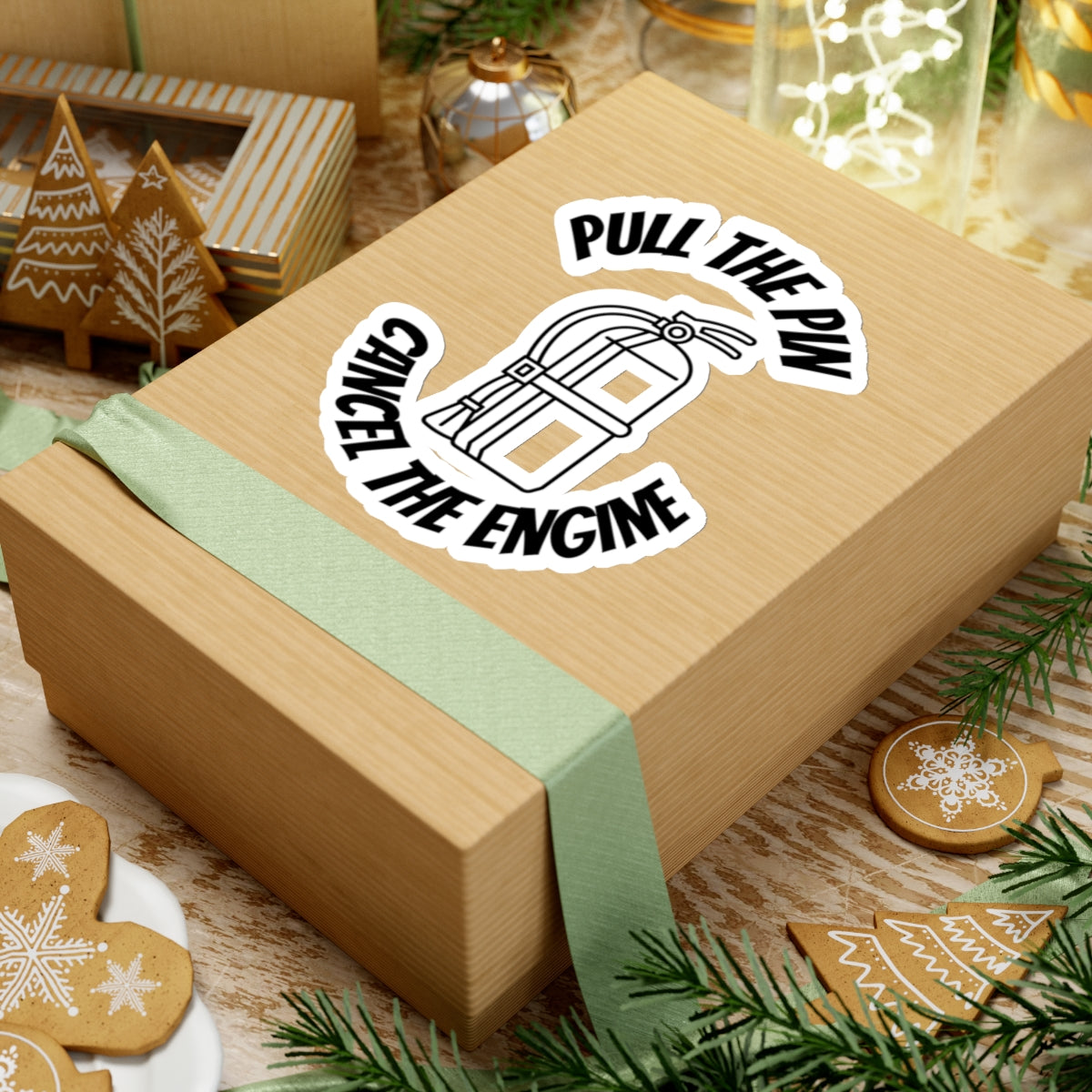 Pull The Pin Stickers