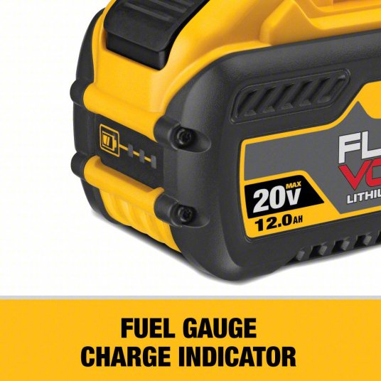 DeWalt Battery: FLEXVOLT®, 12 Ah, Battery Included, 20V DC/60V DC