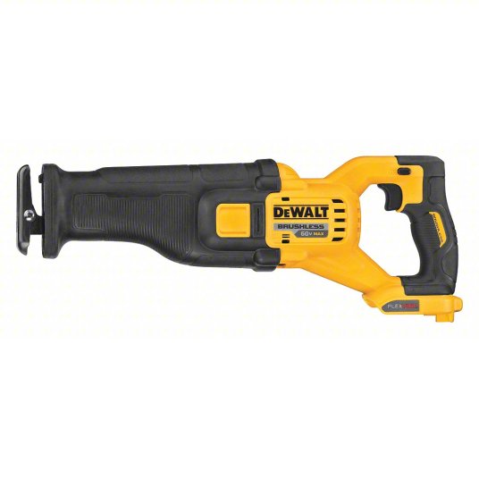 DeWalt Reciprocating Saw:1 1/8 in Stroke Lg, 3,000 Max. Strokes per Minute, Straight Tool Only