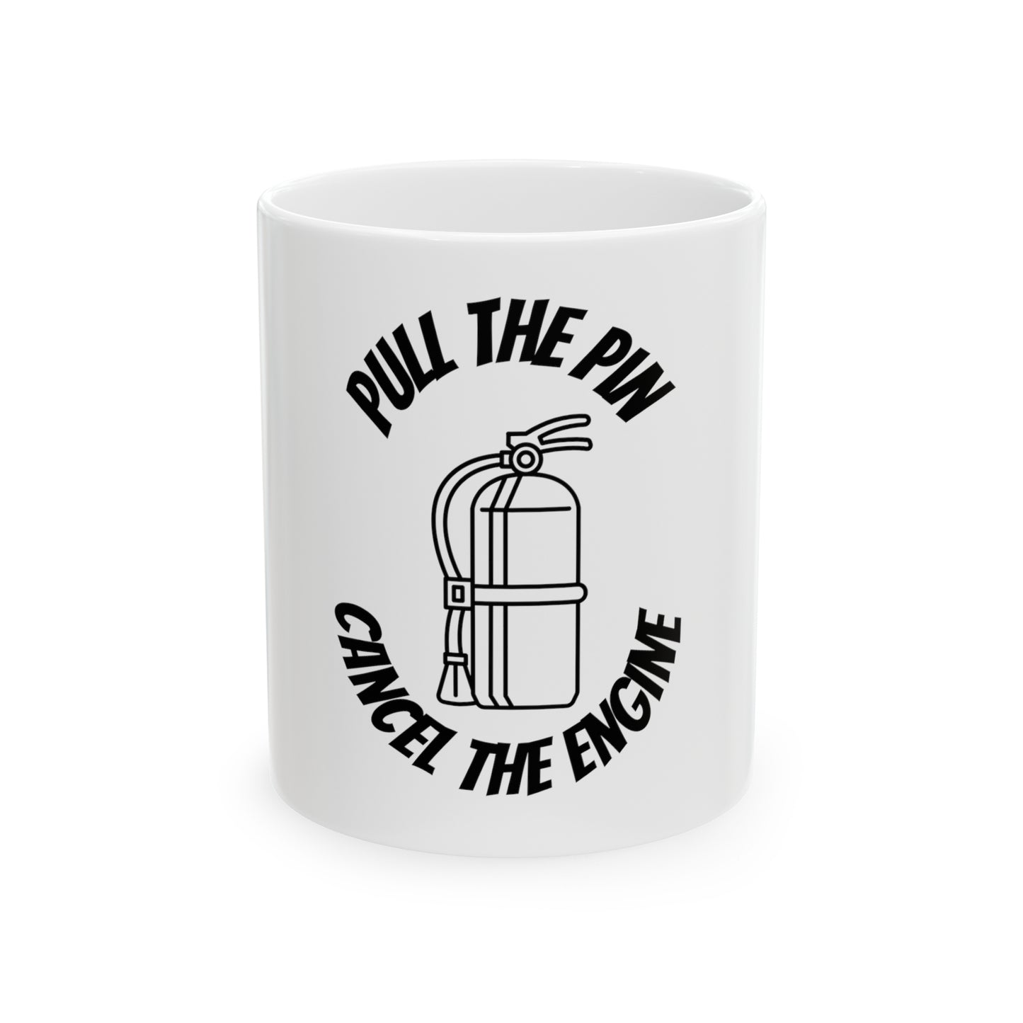 Pull The Pin Mug, 11oz