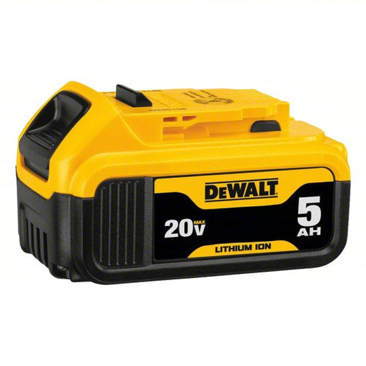 DeWalt Battery: 20V MAX, 5 Ah, Battery Included, 20V DC