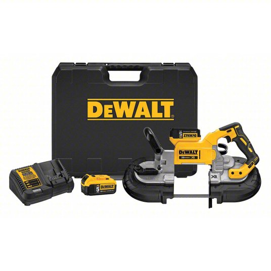 DeWalt MAX XR® Cordless Brushless Deep Cut Band Saw, 4 in Dia Cut Cap, 20 V