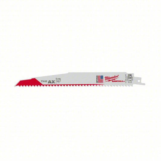 Milwaukee Reciprocating Saw Blade: 5 Teeth per Inch, 9 in Blade Lg, 0.06 in Blade Thick, 5 PK