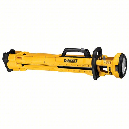 DeWalt Tripod Light: 20V MAX*, Tripod Light, 3,000 lm Max., 3 Modes, 88 in Max. Ht, 20V DC
