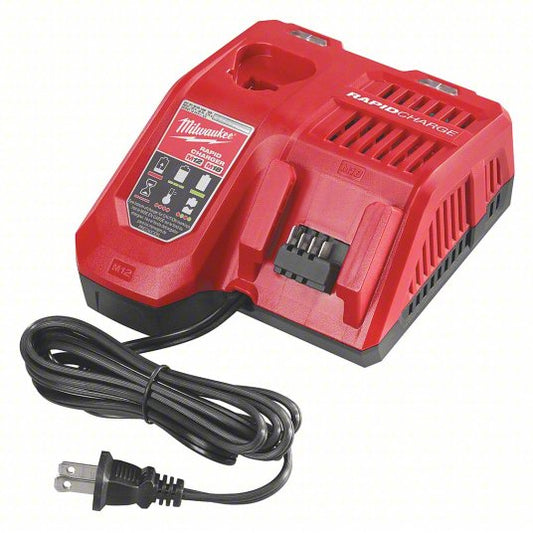 Milwaukee Battery Charger: Multi-Port Charging, For 12V DC/18V DC, 120V AC