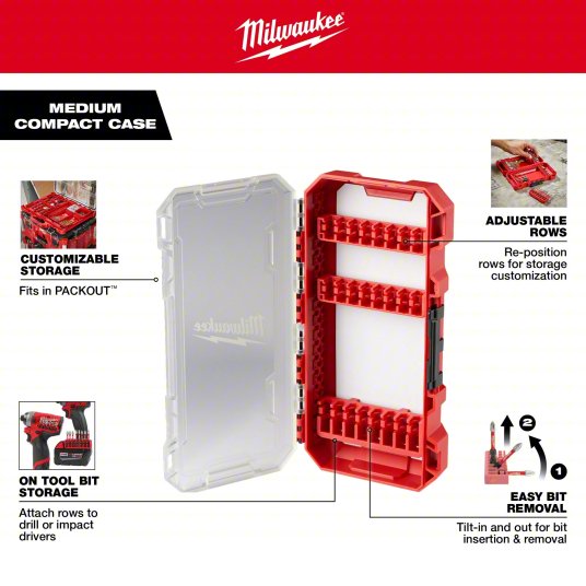 Milwaukee Hex Shank Drill Set: 15 Pc, 1/16" to 3/8", 135° Split Point, TiN-Coated HSS