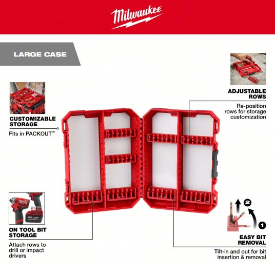 Milwaukee Hex Shank Drill Set: 29 Pc, 1/16" to 1/2", 135° Split Point, TiN-Coated HSS