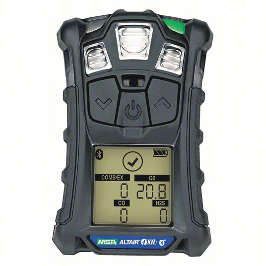 ALTAIR® 4XR Multigas Detector, CO/H2S/LEL/O2, XCell™ Sensors, Charcoal Case, North American Charger