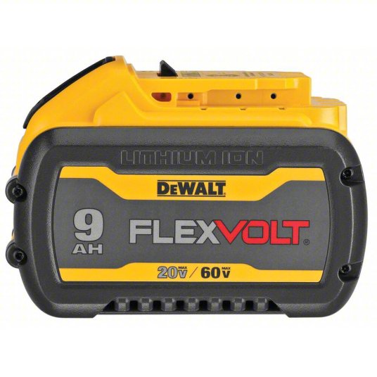 DeWalt Battery: FLEXVOLT®, 9 Ah, Battery Included, 20V DC/60V DC