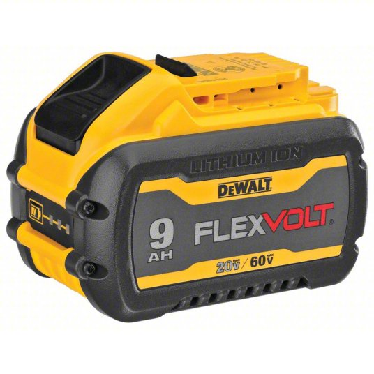 DeWalt Battery: FLEXVOLT®, 9 Ah, Battery Included, 20V DC/60V DC
