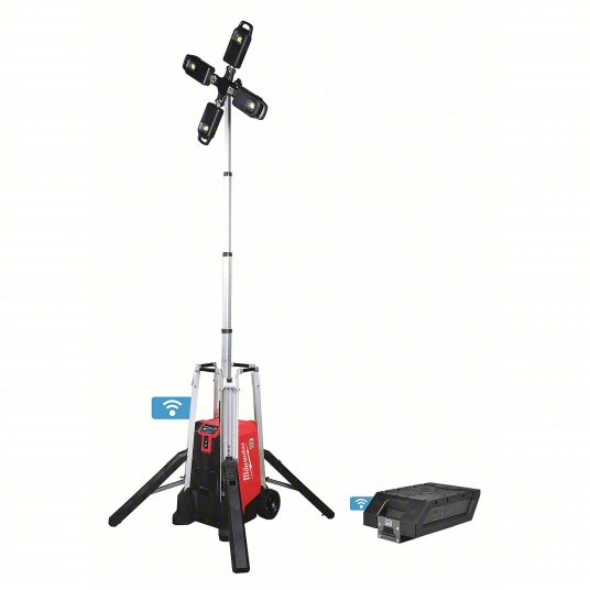 Milwaukee MX FUEL™ ROCKET™ Tower Light, 27,000 Lumens, w/Charger ONE-KEY