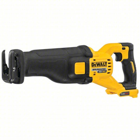 DeWalt Reciprocating Saw:1 1/8 in Stroke Lg, 3,000 Max. Strokes per Minute, Straight Tool Only