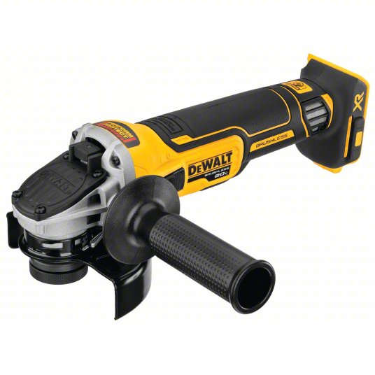 DeWalt 20V MAX XR® Brushless Angle Grinder w/KICKBACK BRAKE™, 4.5 in dia, 9000 RPM