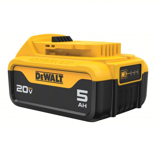 DeWalt Battery: 20V MAX, 5 Ah, Battery Included, 20V DC
