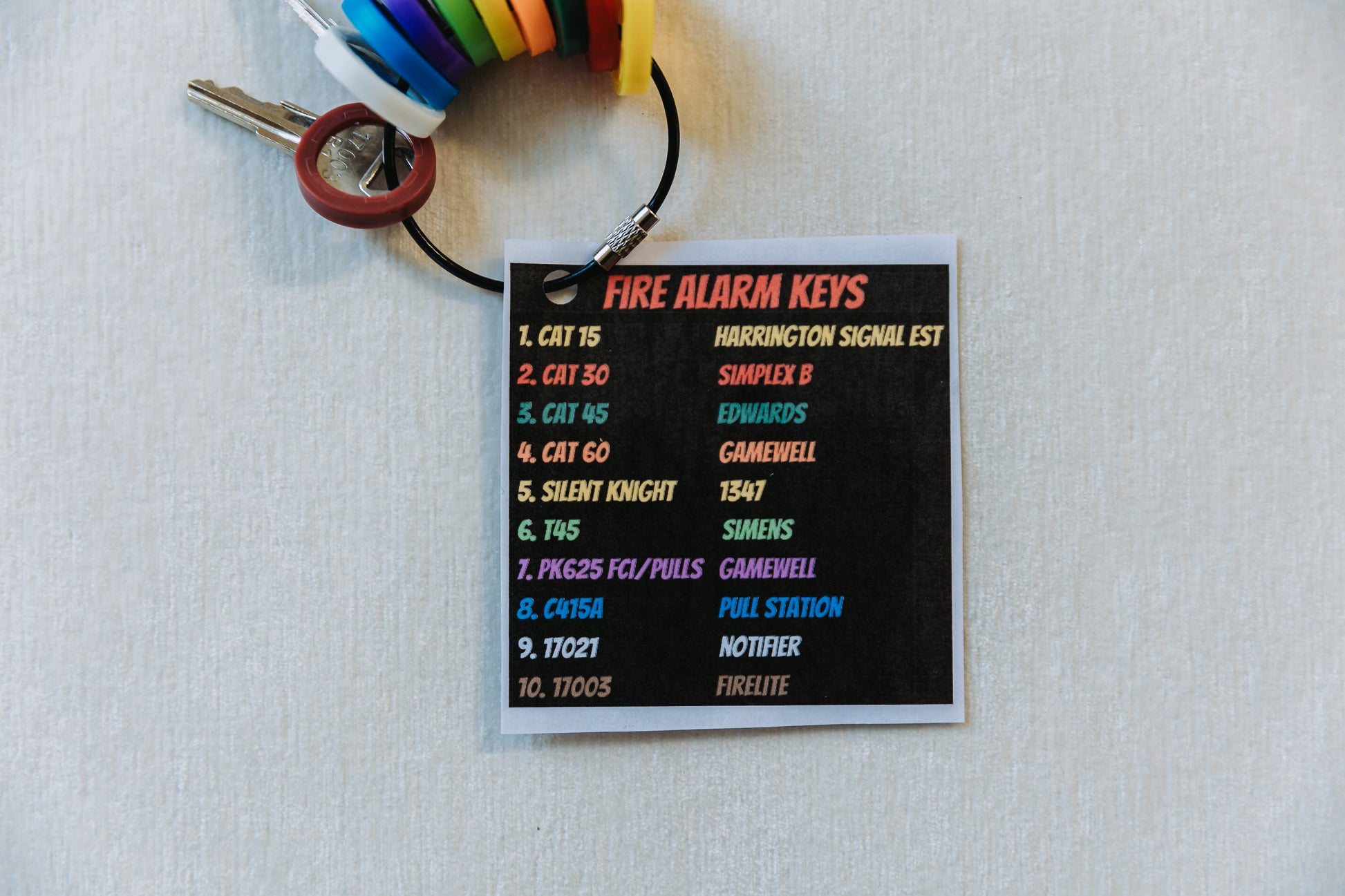 Fire Alarm Panel Keys – Northside Trucking Co