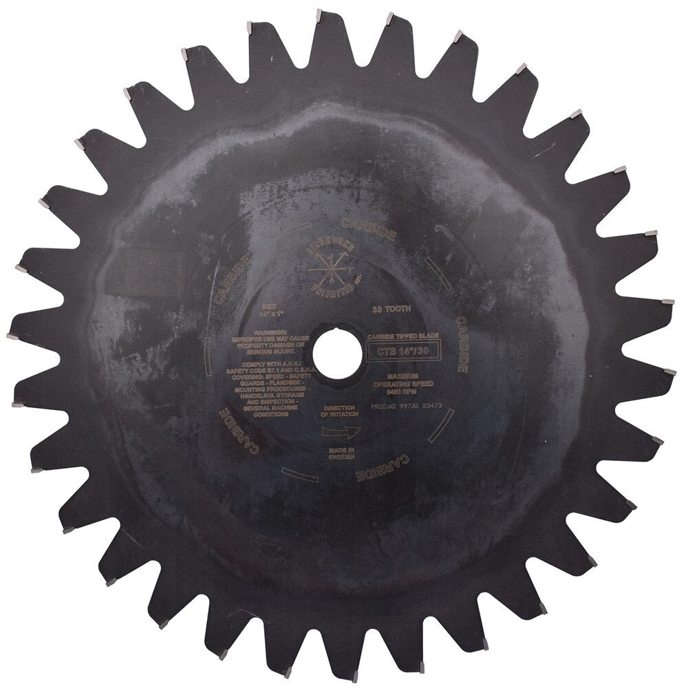 Carbide 30 Tip Saw Blade - 14"
