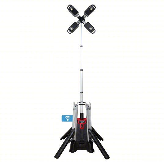 Milwaukee MX FUEL™ ROCKET™ Tower Light, 27,000 Lumens, w/Charger ONE-KEY