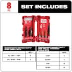 Milwaukee SHOCKWAVE Impact Step and Drill-Bit Set, 8-piece